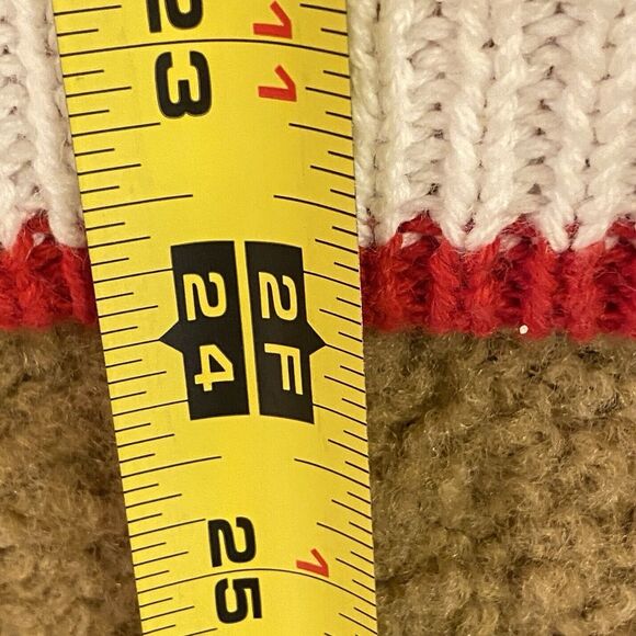 Vintage80s Cruise Wear Sweater Ships Tropical Palms All Around Ramie/Cotton L - Picture 7 of 11